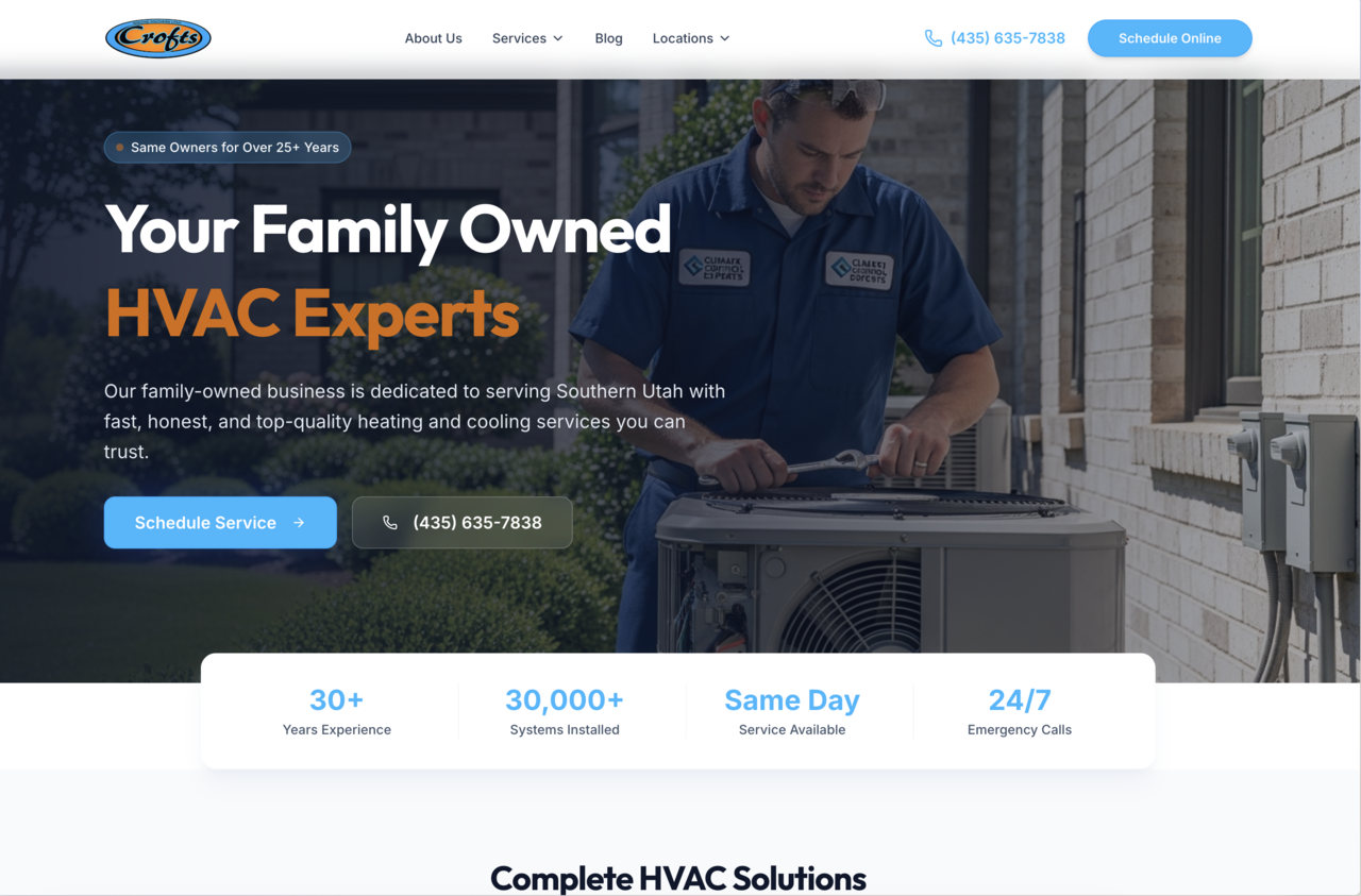 Crofts Air - Smart Website by InfuseAI