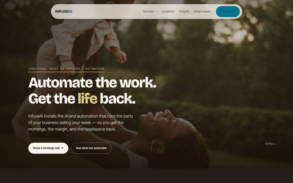 InfuseMyAI - website by InfuseAI